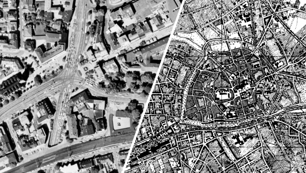 Historische Karten und Luftbilder